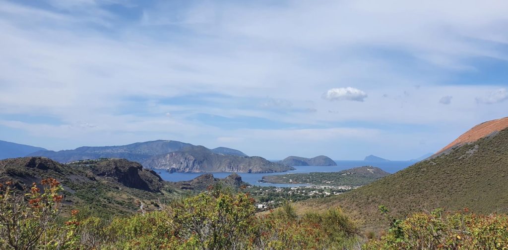 Tour delle isole Eolie panorama